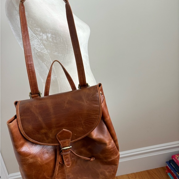 Genuine Leather Women’s Backpack - Picture 5 of 12